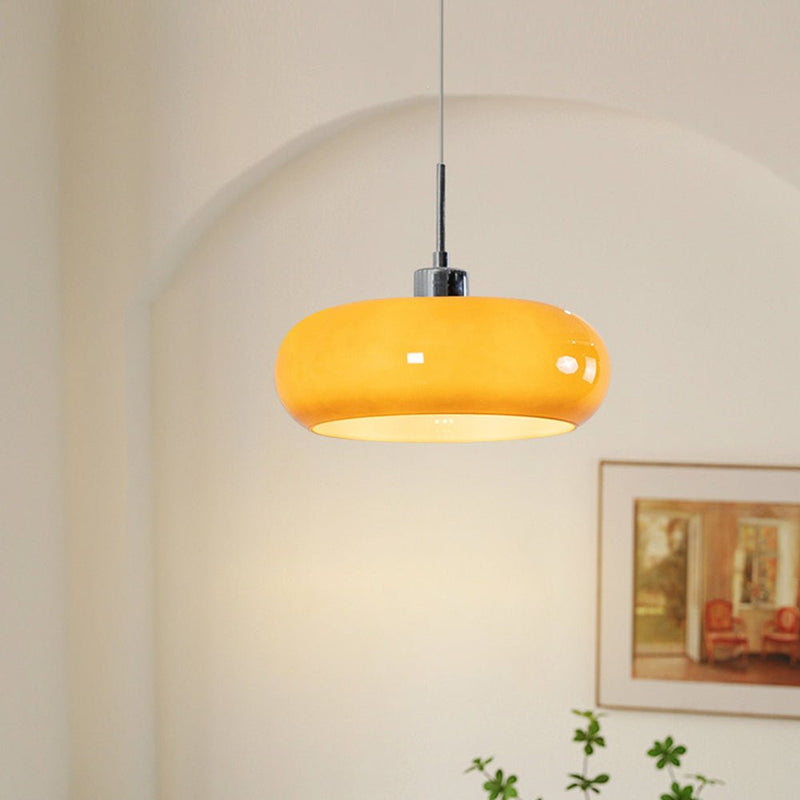 Luxe Nest - Hailie broodvormige glazen hanglamp