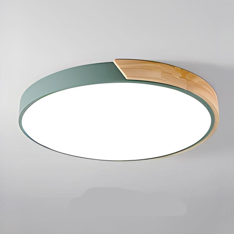 LX Wooden Macaron Plafondlamp