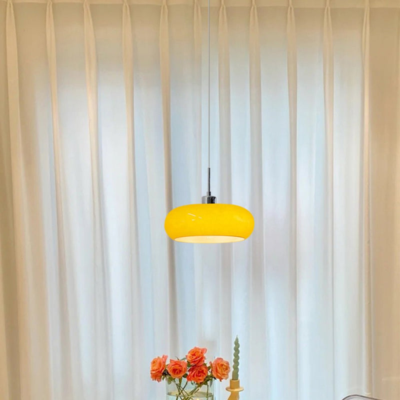 Luxe Nest - Hailie broodvormige glazen hanglamp