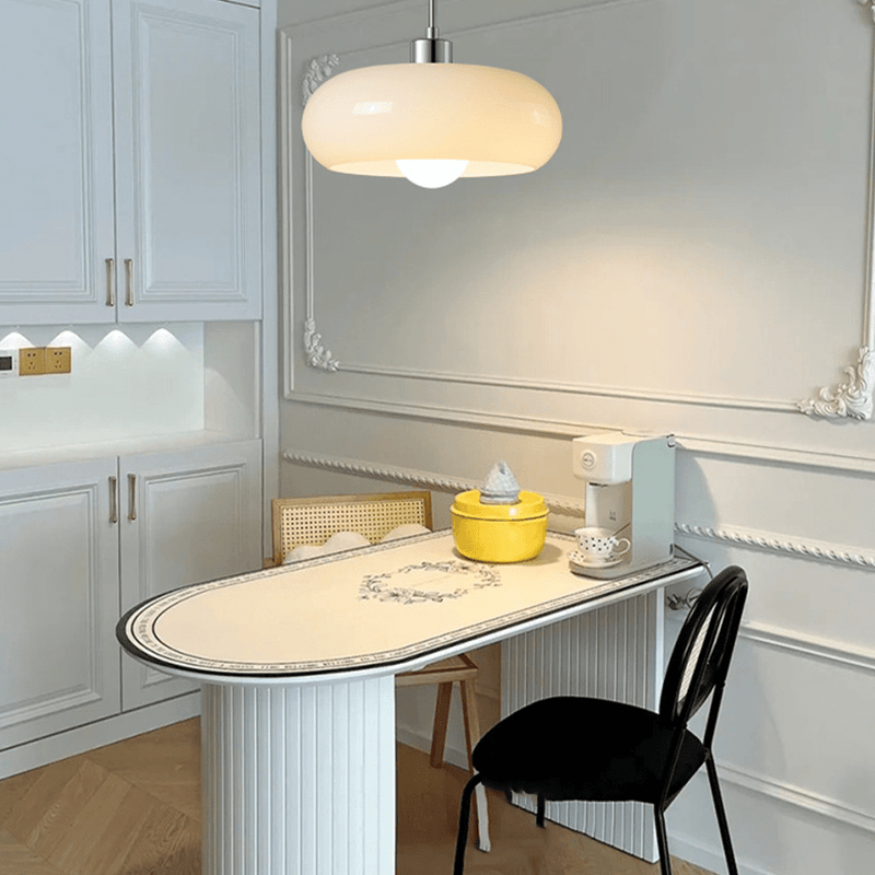 Luxe Nest - Hailie broodvormige glazen hanglamp