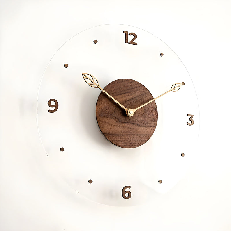 Luxe Nest Klok - Moderne Acryl-Wandklokken met een stil uurwerk