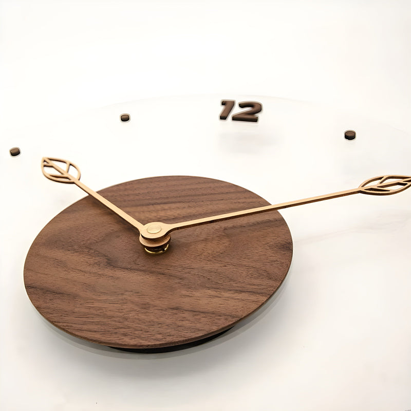 Luxe Nest Klok - Moderne Acryl-Wandklokken met een stil uurwerk