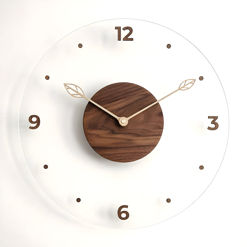 Luxe Nest Klok - Moderne Acryl-Wandklokken met een stil uurwerk