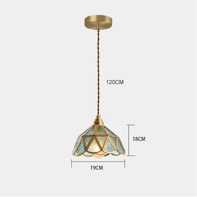 Luxe Nest - Glas in lood hanglamp