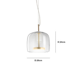 Luxe Nest - Hotel glazen hanglamp