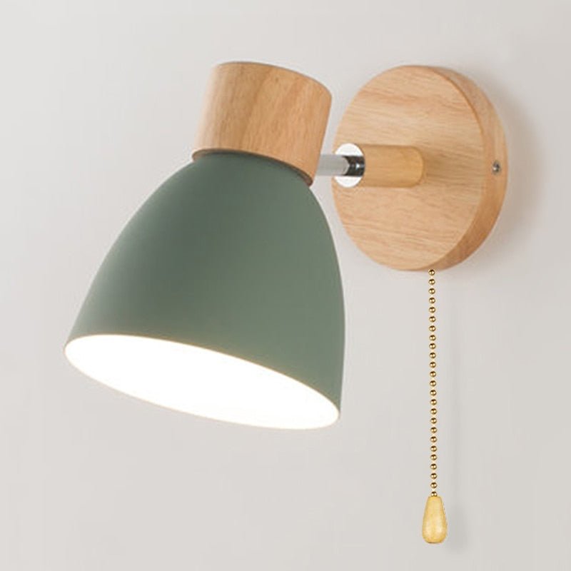 Luxe Nest - Scandinavische hangende wandlamp van hout