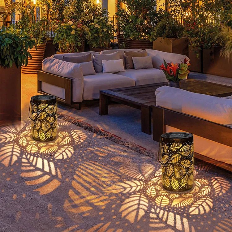 Luxe Nest - Lichtgevende Blad Lantaarn (2 pack)