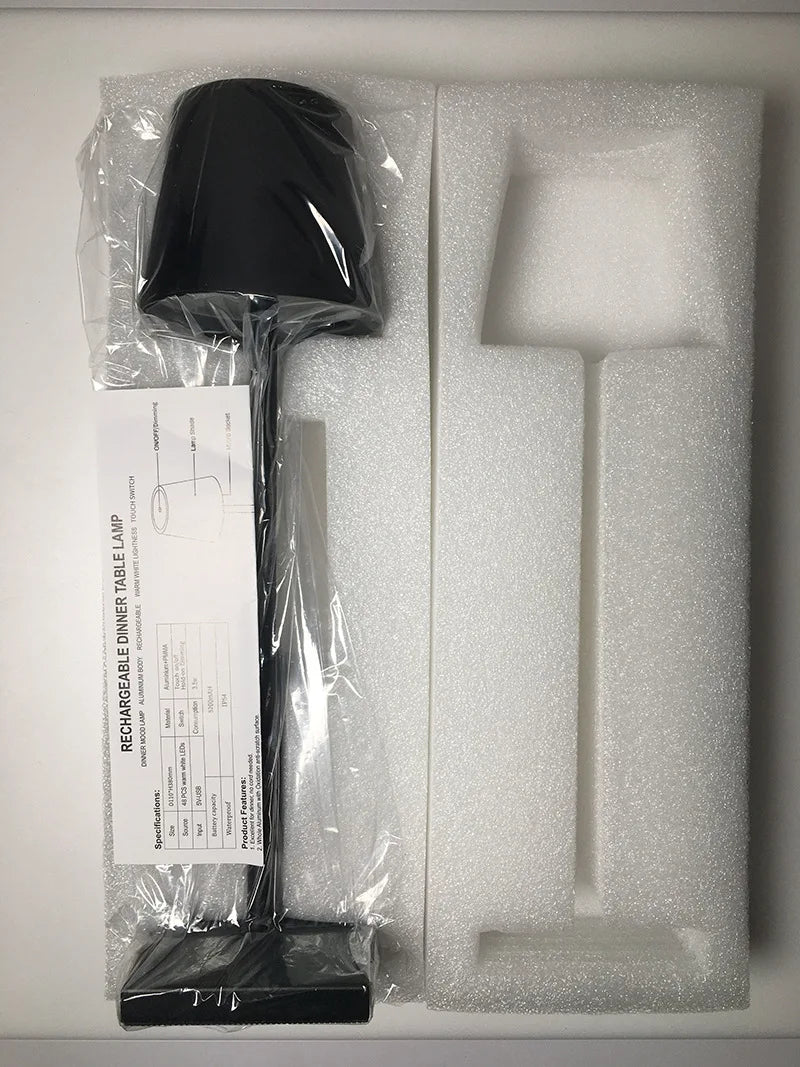LX – Draadloze Tafellamp voor Warmte en Elegantie