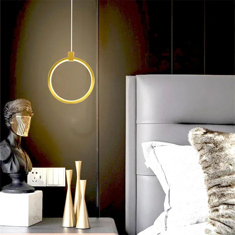 Dubbele Ring Hanglamp Zwart | Luxe Nest