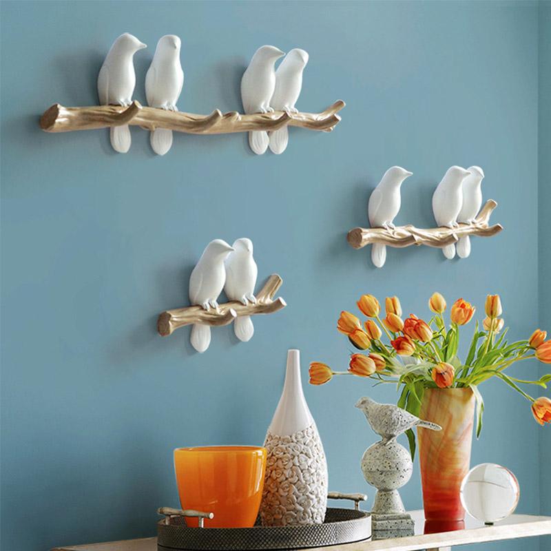 Luxe Nest - Mooie Vogels Kapstok Wand Kapstok Voor Speelse Decoratie