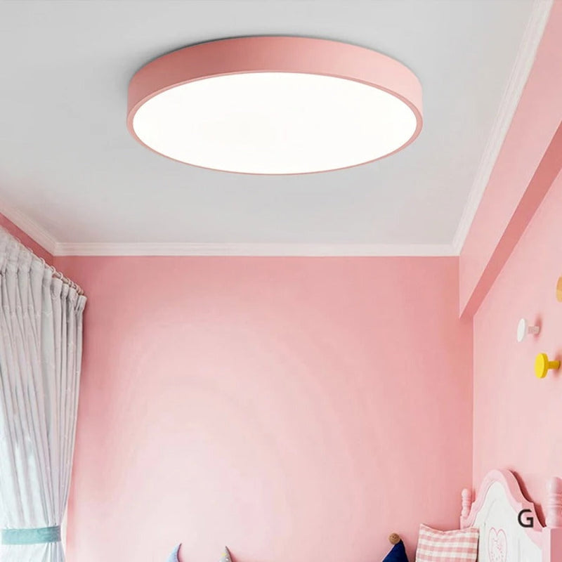 LX Wooden Macaron Plafondlamp