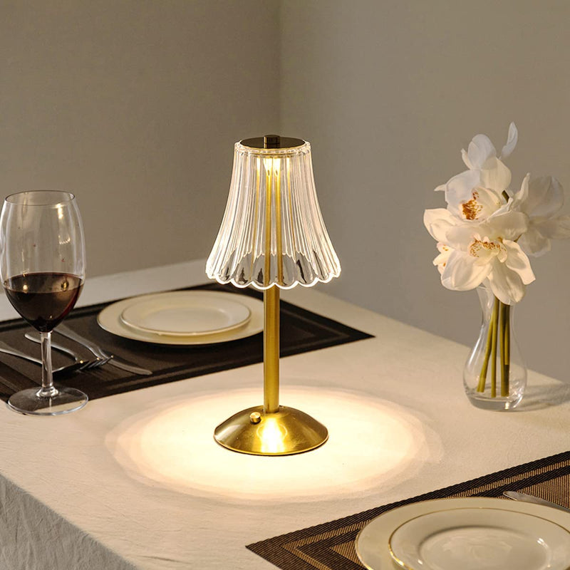 Luxe Nest Gouden Kristallen Tafellamp