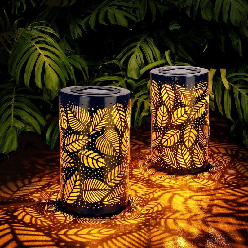 Luxe Nest - Lichtgevende Blad Lantaarn (2 pack)