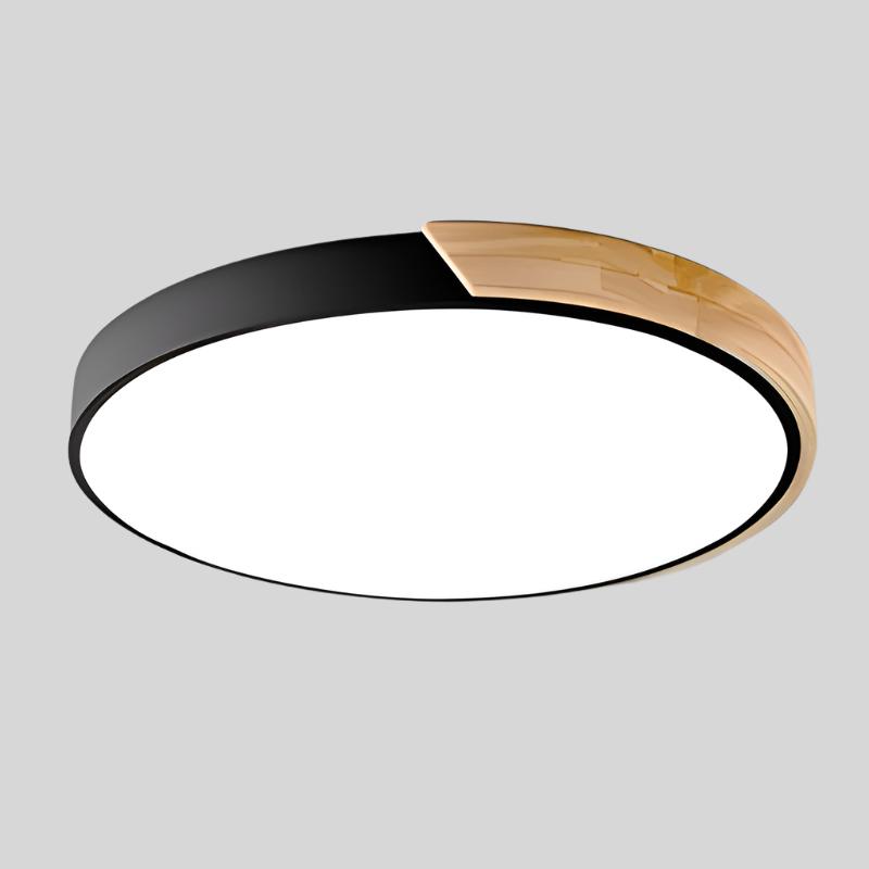 LX Wooden Macaron Plafondlamp