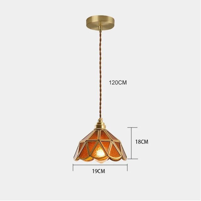 Luxe Nest - Glas in lood hanglamp
