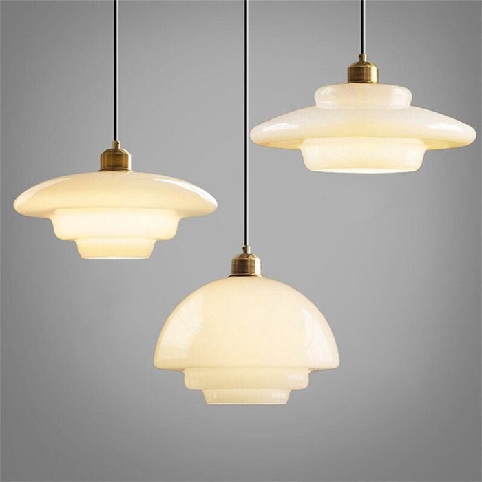 Luxe Nest - Witte Glazen Hanglamp