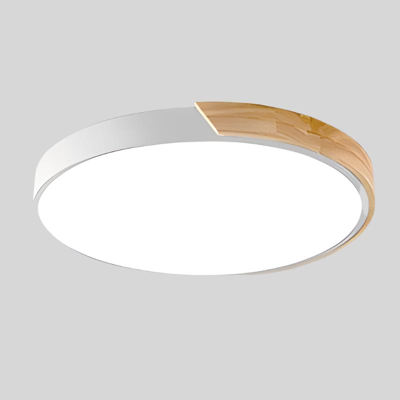 LX Wooden Macaron Plafondlamp