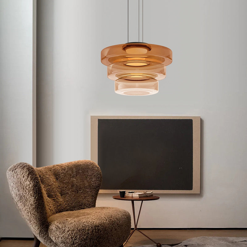 Luxe Nest - Glazen hanglamp in Bauhaus stijl