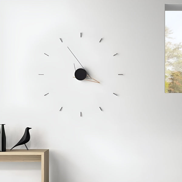 Luxe Nest - Klok - Minimalistische DIY geruisloze Wanduhr