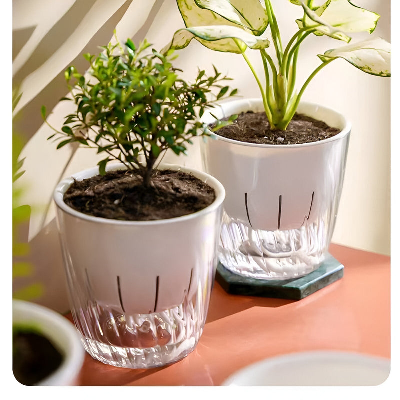 Luxe Nest - 2-pack Zelfbewaterende Tafelplantenpotten