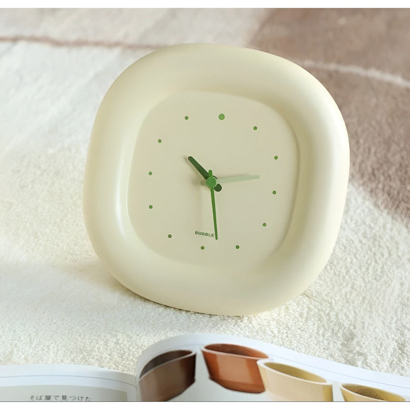 Luxe Nest - Klok - Multifunctionele Crème-Bubble-Klok
