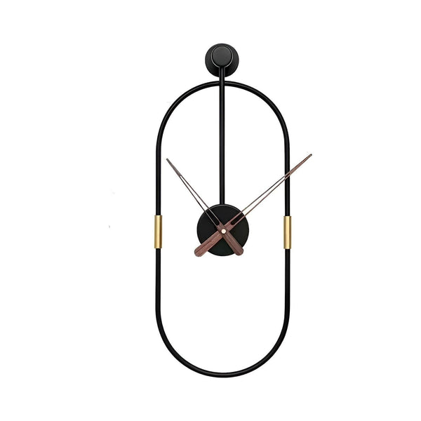 Luxe Nest Klok - Minimalistische Kunstwandklok van Metaal