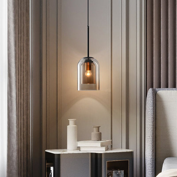 Luxe Nest - Mica Mid-Century Hanglampen met dubbel glas