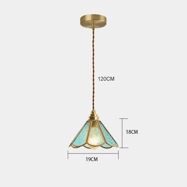 Luxe Nest - Glas in lood hanglamp