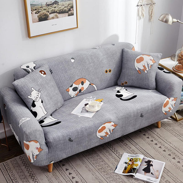 Luxe Nest - All-Inclusive Bankhoes met Kattenprint