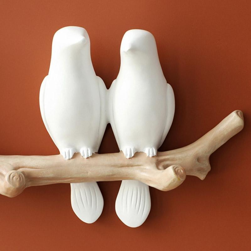 Luxe Nest - Mooie Vogels Kapstok Wand Kapstok Voor Speelse Decoratie