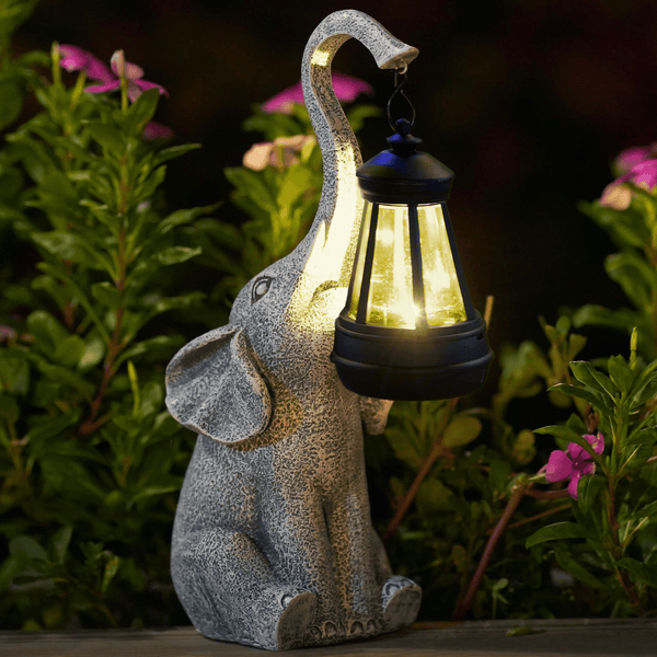 Luxe Nest - Tuinlamp met olifant
