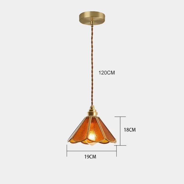 Luxe Nest - Glas in lood hanglamp