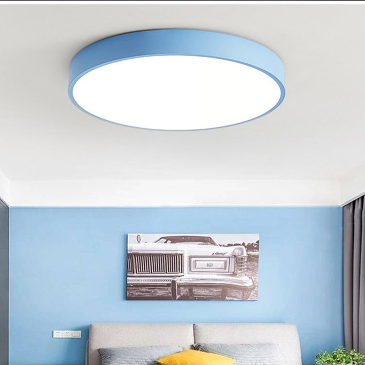 LX Wooden Macaron Plafondlamp